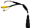 PSVT Adapteri S-video naaras -> 2 x RCA naaras + DC