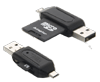 Muistikortinlukija SD/microSD - USB/micro-USB